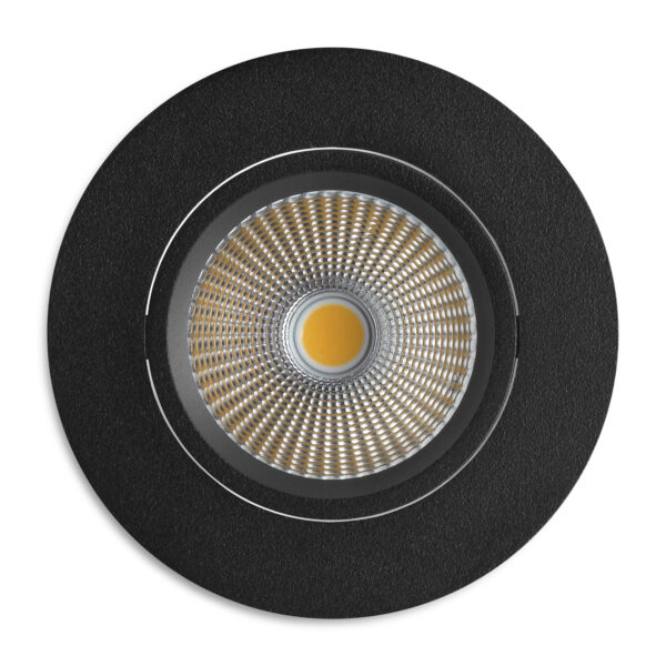 MONO PRO DEEP, schwarz, 8W, 3000K, Ø 80mm, inkl. Treiber ON/OFF