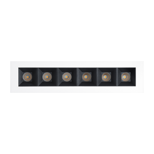 KARO 6, weiss, 12W, 3000K, 182x44mm, inkl. Treiber ON/OFF