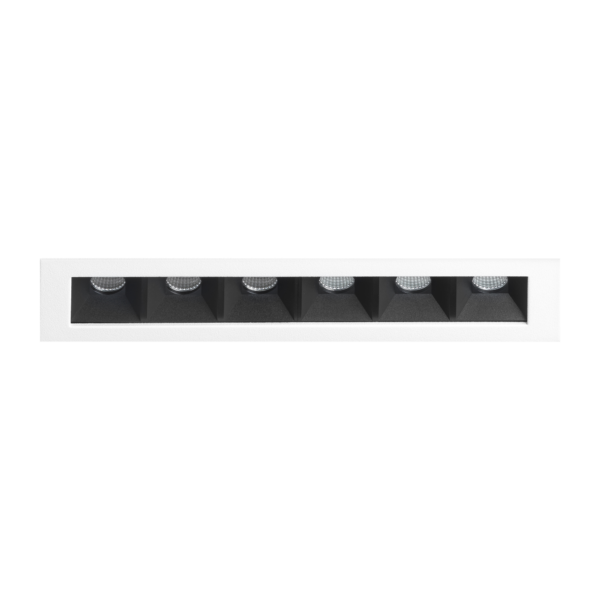 KARO 6, weiss, 12W, 3000K, 182x44mm, inkl. Treiber ON/OFF – Bild 2